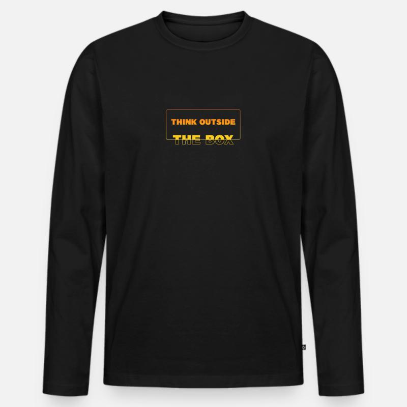 Innovate: Thinking Beyond Boundaries - Men's Premium Organic Long Sleeve Shirt - black