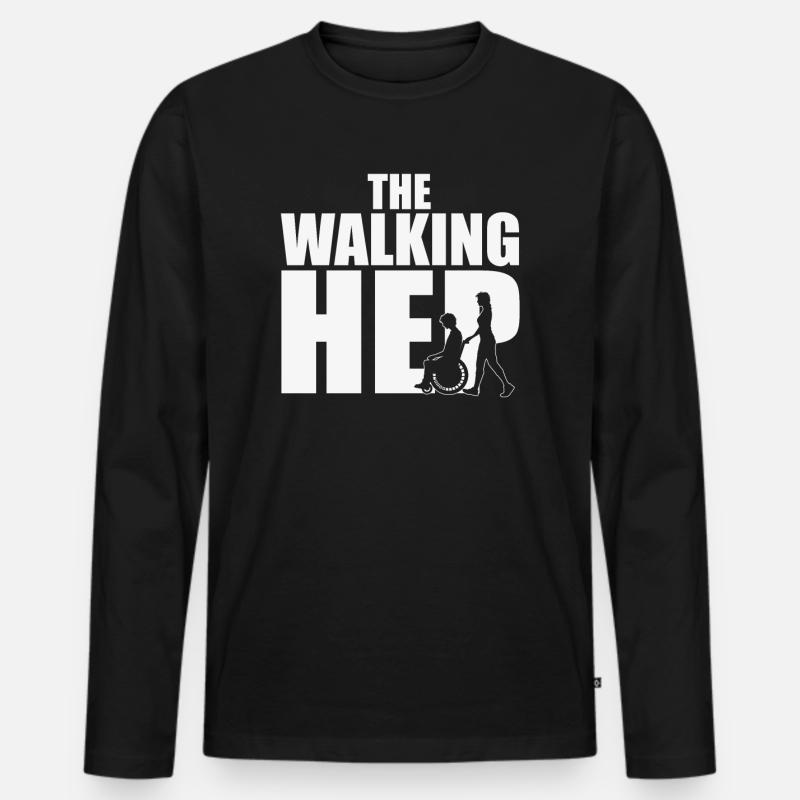Hep der Heilerziehungspfleger Soziale Berufe - Männer Premium Bio Langarmshirt - Schwarz