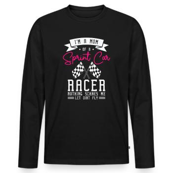 Sprint Car Dirt Track Racing - Männer Premium Bio Langarmshirt - Schwarz - Vorne - Nico (187cm)