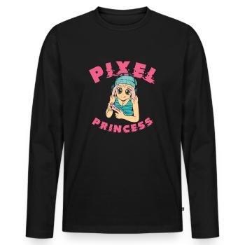Internationaler Frauentag Gamer - Männer Premium Bio Langarmshirt - Schwarz - Vorne - Nico (187cm)