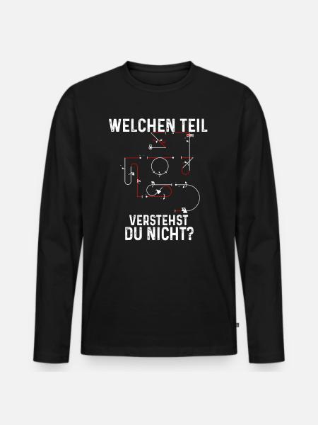 Kunstflug Aresti Figuren Rc Pilot - Männer Premium Bio Langarmshirt - Schwarz