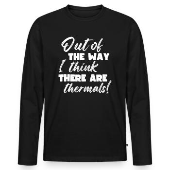 I believe there are thermal rc sailors - Men's Premium Organic Long Sleeve Shirt - black - Front - Nico (187cm)