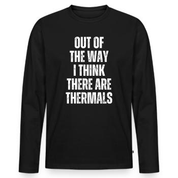 I believe there are thermal rc sailors - Men's Premium Organic Long Sleeve Shirt - black - Front - Nico (187cm)