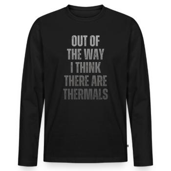 I believe there are thermal rc sailors - Men's Premium Organic Long Sleeve Shirt - black - Front - Nico (187cm)