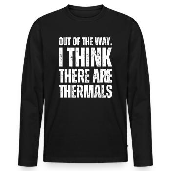 I believe there are thermal rc sailors - Men's Premium Organic Long Sleeve Shirt - black - Front - Nico (187cm)