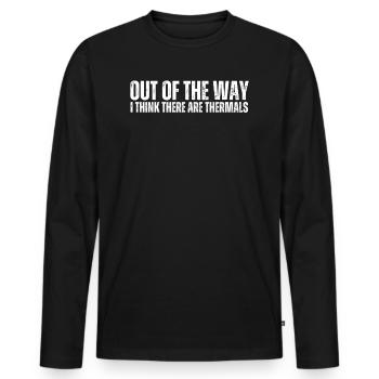 I believe there are thermal rc sailors - Men's Premium Organic Long Sleeve Shirt - black - Front - Nico (187cm)