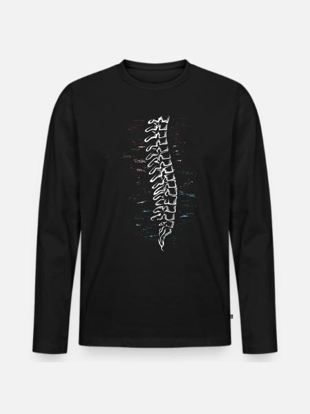 Physiotherapist Chiropractor Physiotherapy - Men's Premium Organic Long Sleeve Shirt - black