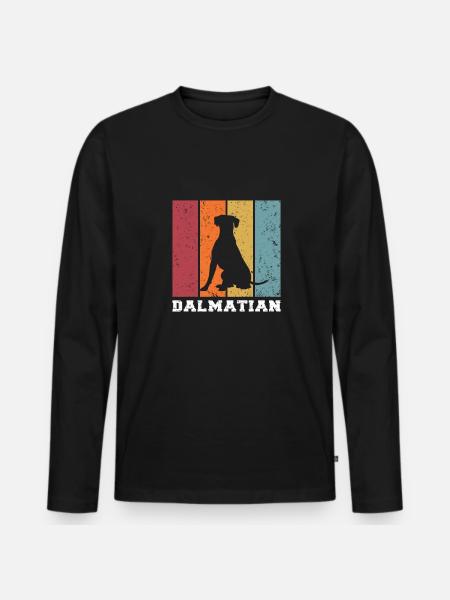 Dalmate - T-shirt manches longues Premium bio Homme - noir