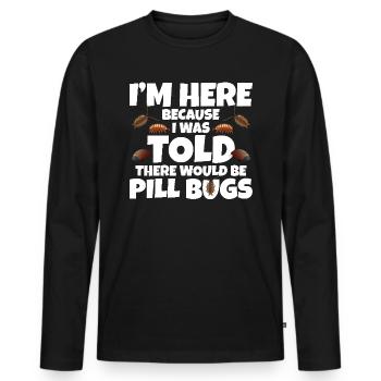 Entomologist Keep on rollin Insect Owner Rollie - Männer Premium Bio Langarmshirt - Schwarz - Vorne - Nico (187cm)