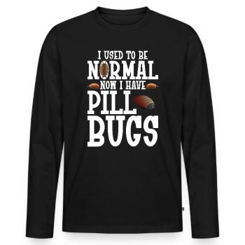 Pill Bug Owner Isopod Entomologist Pill Bugs Rolli - Männer Premium Bio Langarmshirt - Schwarz - Vorne - Nico (187cm)
