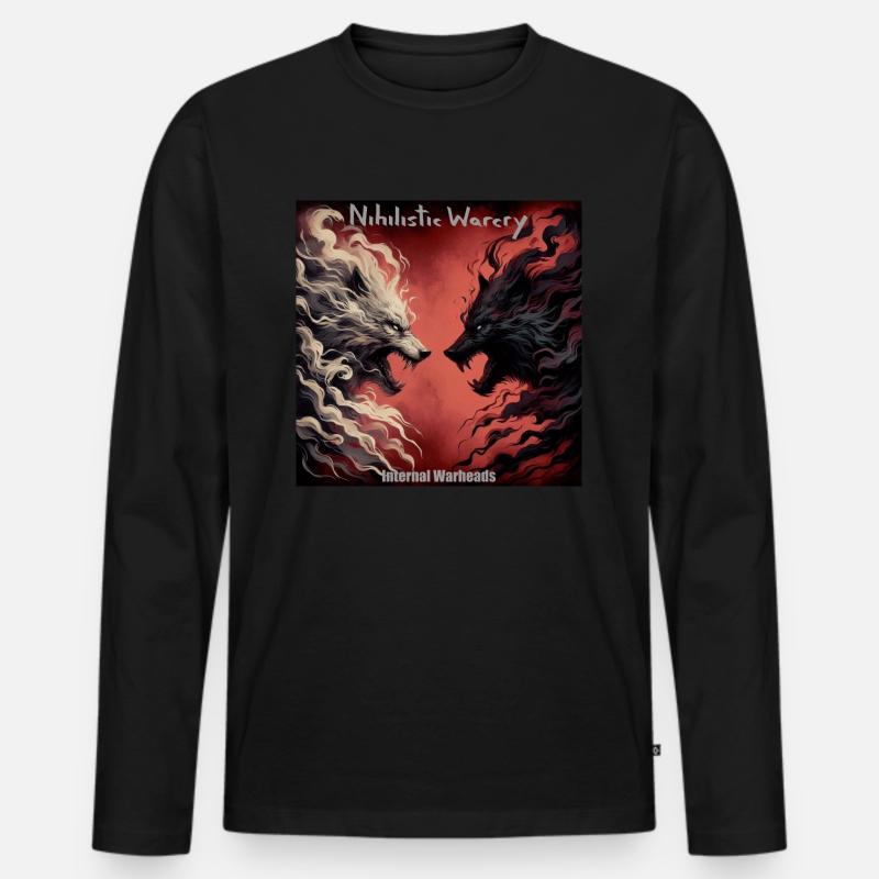 NW - Interne Gefechtsköpfe - Männer Premium Bio Langarmshirt - Schwarz