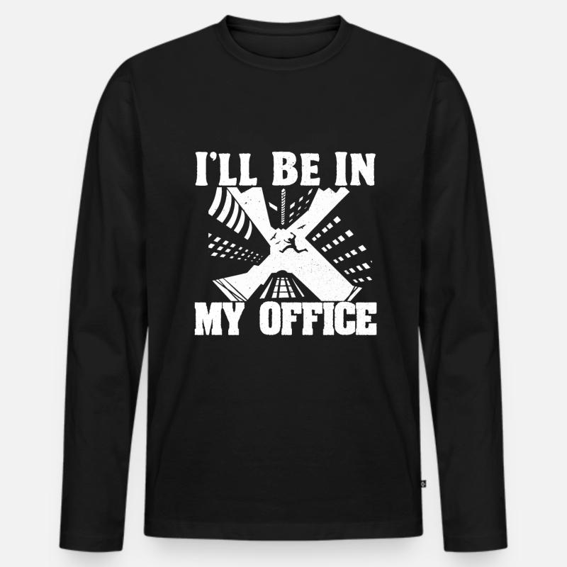 Parkour Freerunning Traceur - Männer Premium Bio Langarmshirt - Schwarz