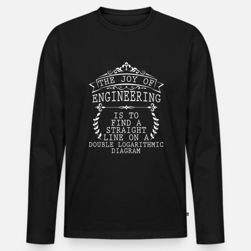 Die Freude an der Technik - Männer Premium Bio Langarmshirt - Schwarz
