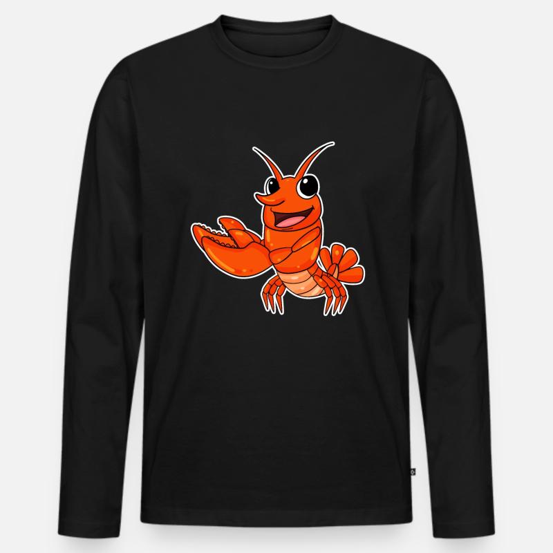 Hummer - Männer Premium Bio Langarmshirt - Schwarz