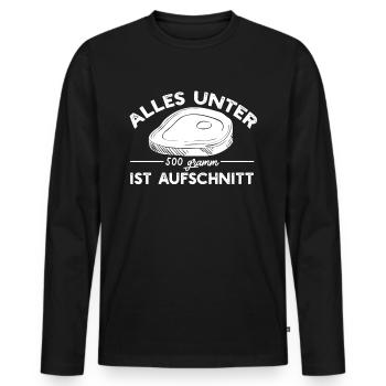 Grillen Mastery Bbq Legends Grillmeister Vibes - Männer Premium Bio Langarmshirt - Schwarz - Vorne - Nico (187cm)