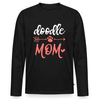 Goldendoodle - T-shirt manches longues Premium bio Homme - noir - Devant - Nico (187cm)