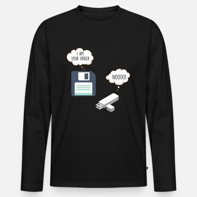 Nerd Programming Software Developer Geek Code Men's Premium Organic Long Sleeve Shirt