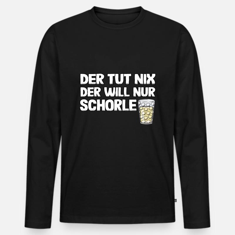 Pfälzer wine spritzer spritzer funny gift Pälzer Men's Premium Organic Long Sleeve Shirt