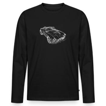 Cobra - ultimate Sportscar - Männer Premium Bio Langarmshirt - Schwarz - Vorne - Nico (187cm)