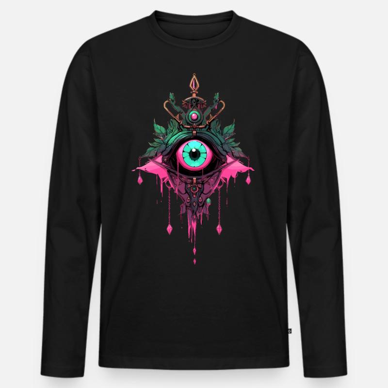 Traumfänger #2 - Männer Premium Bio Langarmshirt - Schwarz