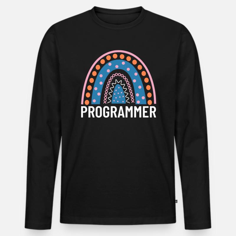 Programmierer-design Für - Männer Premium Bio Langarmshirt - Schwarz