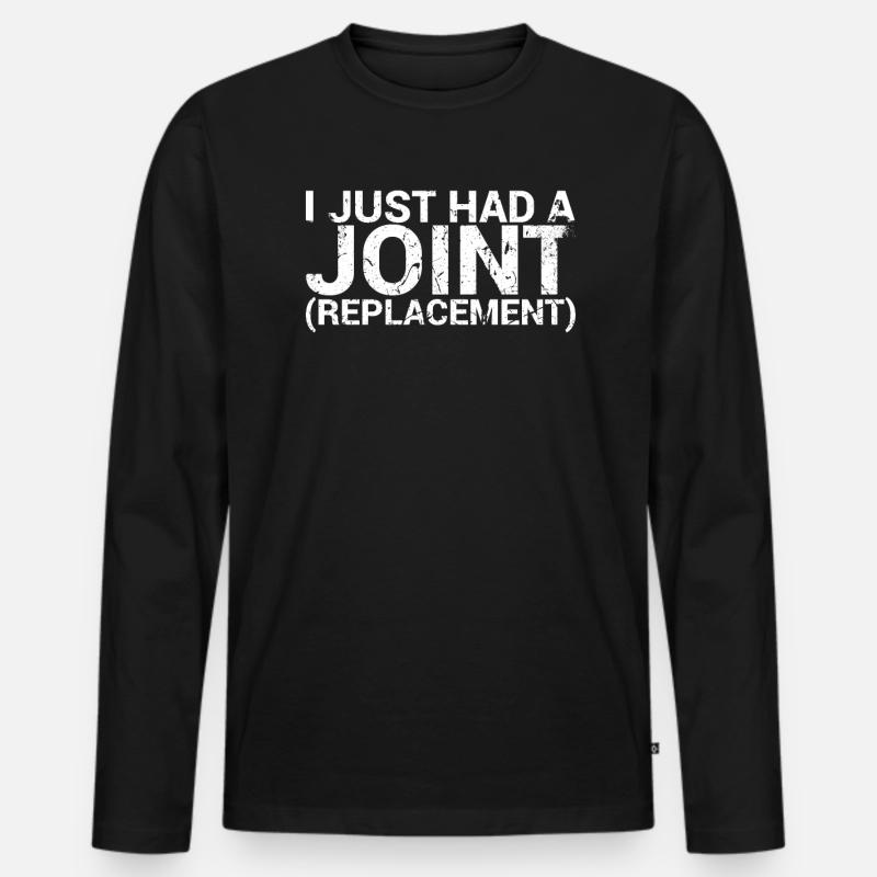 Ich Hatte Gerade Eine - Männer Premium Bio Langarmshirt - Schwarz