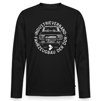 IFA mobile GDR - Wartburg 1.3 - T-shirt manches longues Premium bio Homme - noir - Devant - Nico (187cm)