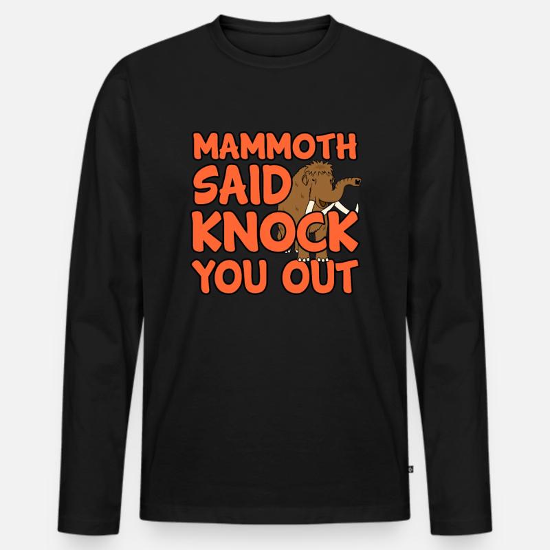 Mammut - Männer Premium Bio Langarmshirt - Schwarz