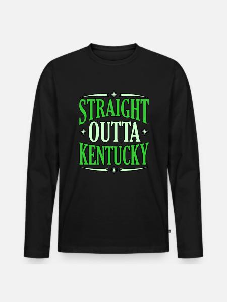 Visit to Kentucky Gift - Men's Premium Organic Long Sleeve Shirt - black