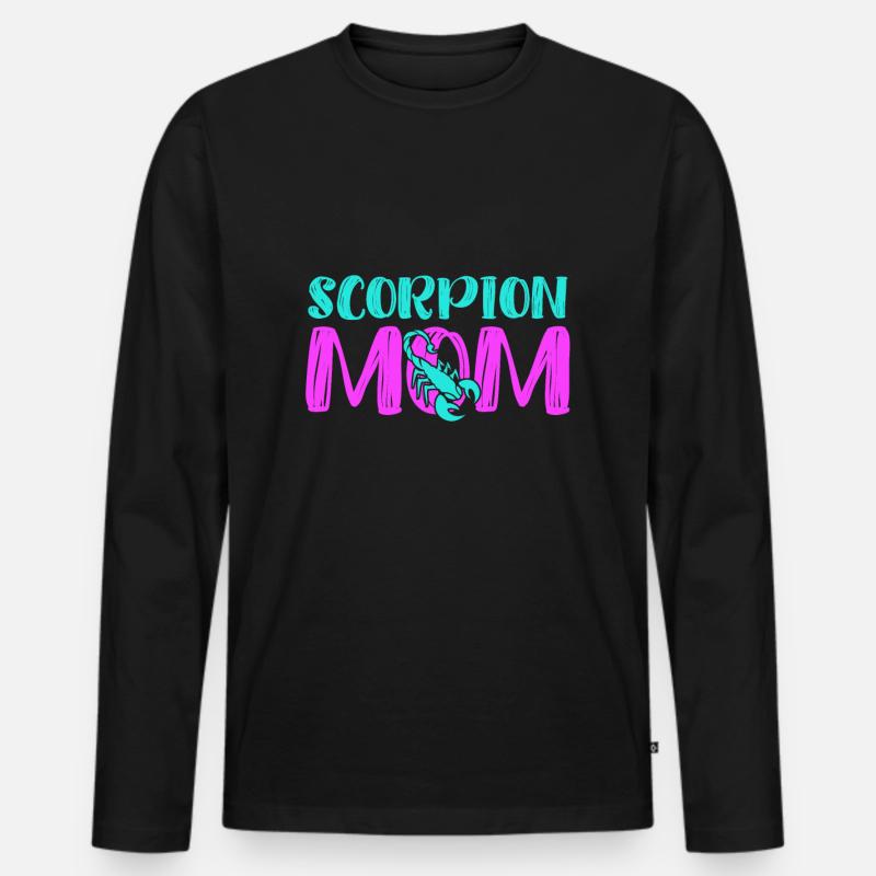 Scorpion - Männer Premium Bio Langarmshirt - Schwarz