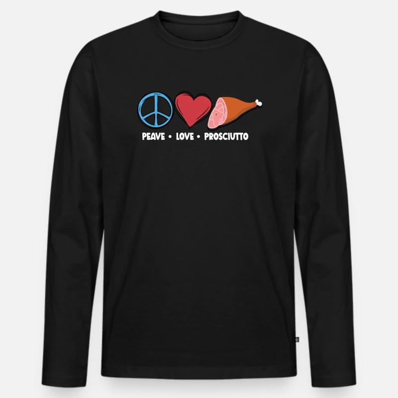 Ham - Men's Premium Organic Long Sleeve Shirt - black