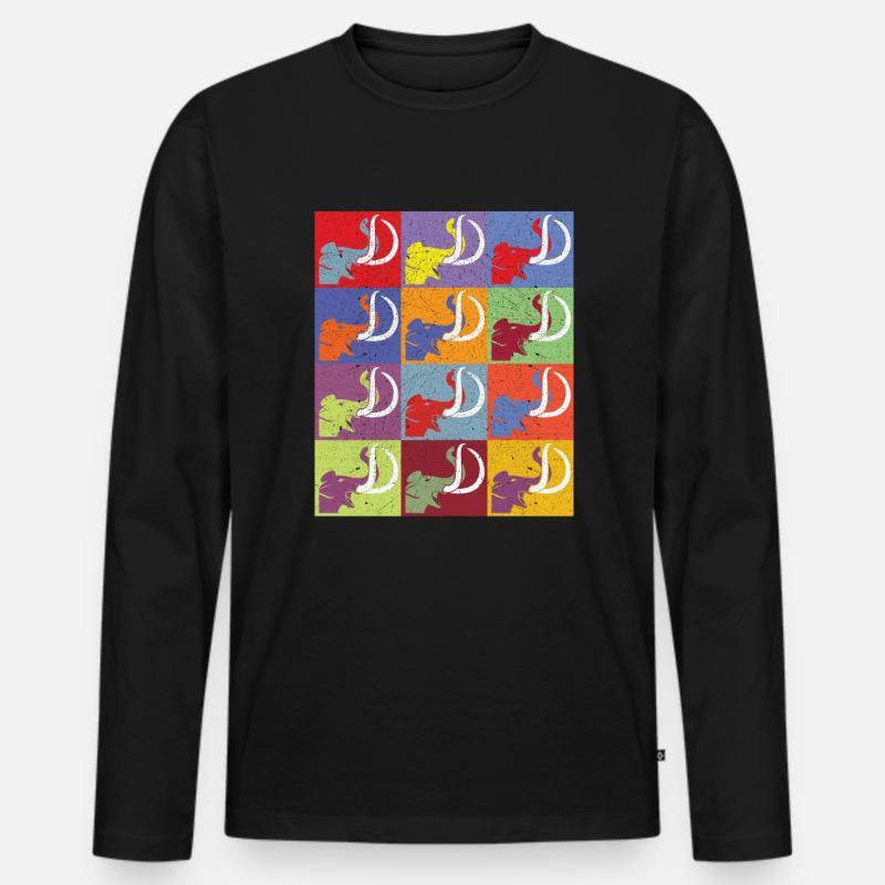 Mammut - Männer Premium Bio Langarmshirt - Schwarz