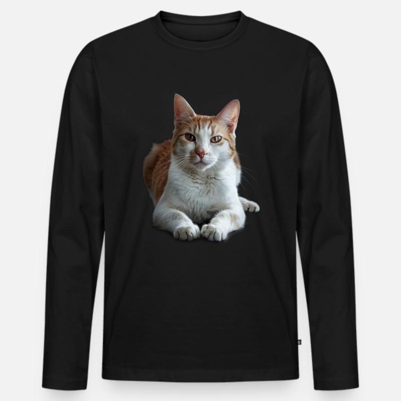 Japanese - Männer Premium Bio Langarmshirt - Schwarz