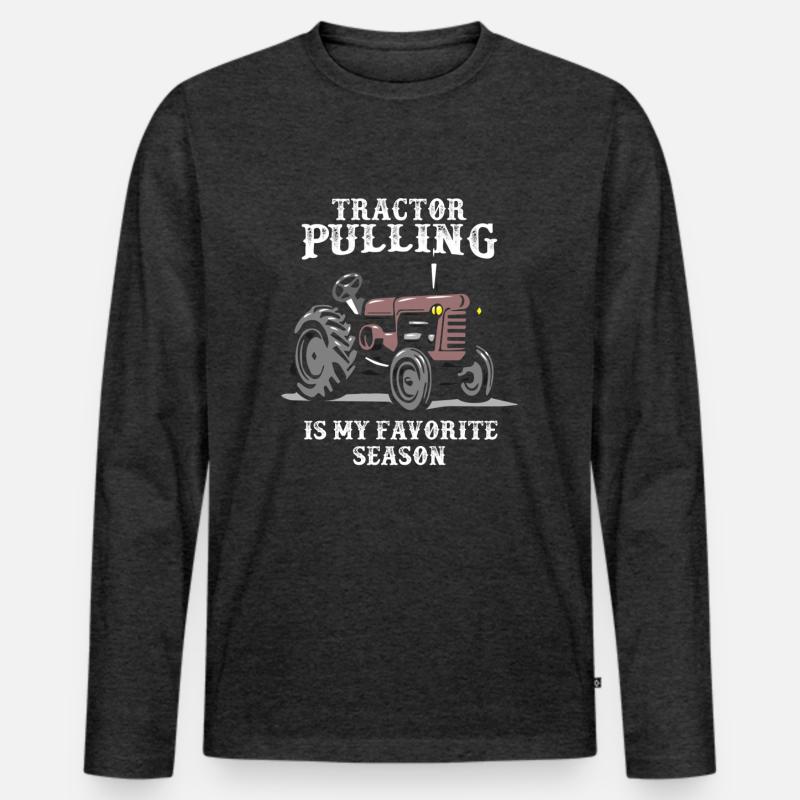 tractor pulling, tractor pulling tractor, pulling, Men's Premium Organic Long Sleeve Shirt