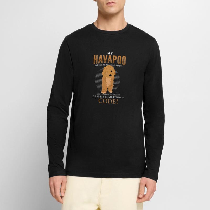 havapoo, havapoo puant métis, havapoo humor, T-shirt manches longues Premium bio Homme