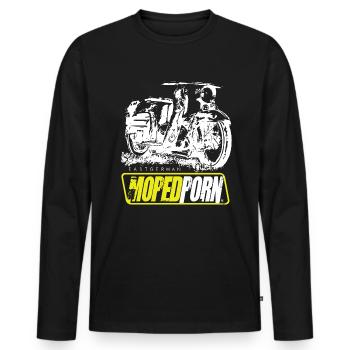 Simson Schwalbe KR51 - CYCLOMOTEUR - T-shirt manches longues Premium bio Homme - noir - Devant - Nico (187cm)