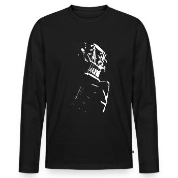 Guitaristes Guitaristes Guitaristes Guitariste - T-shirt manches longues Premium bio Homme - noir - Devant - Nico (187cm)