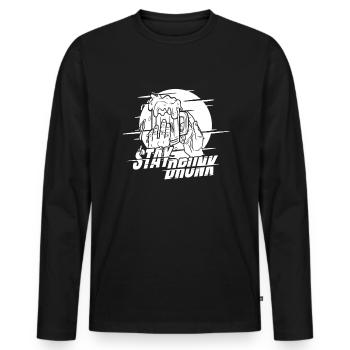 Beer Beer Lovers Cool - Men's Premium Organic Long Sleeve Shirt - black - Front - Nico (187cm)