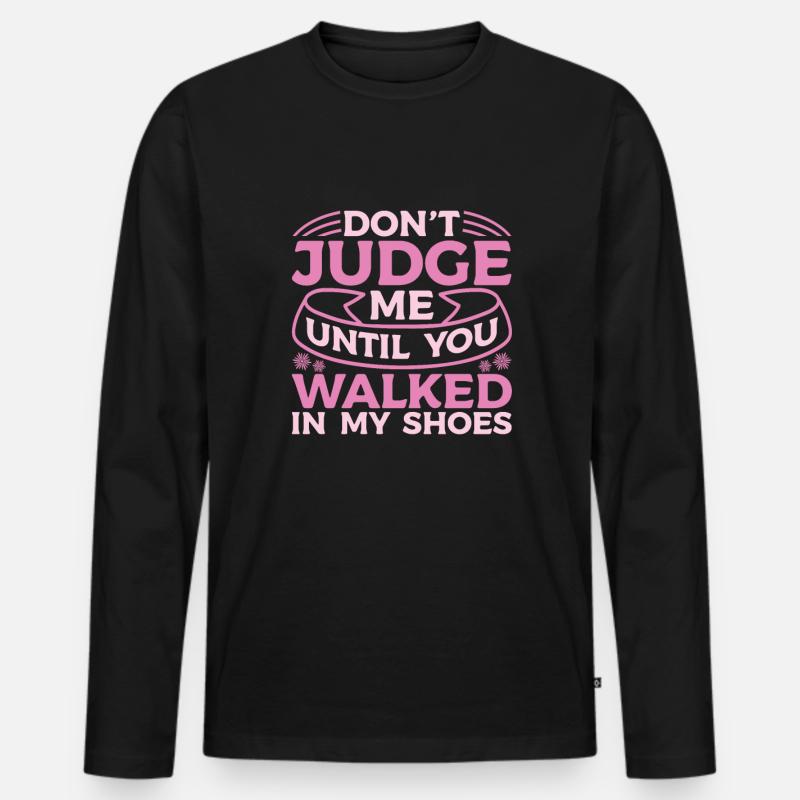 Mama Mutter - Männer Premium Bio Langarmshirt - Schwarz