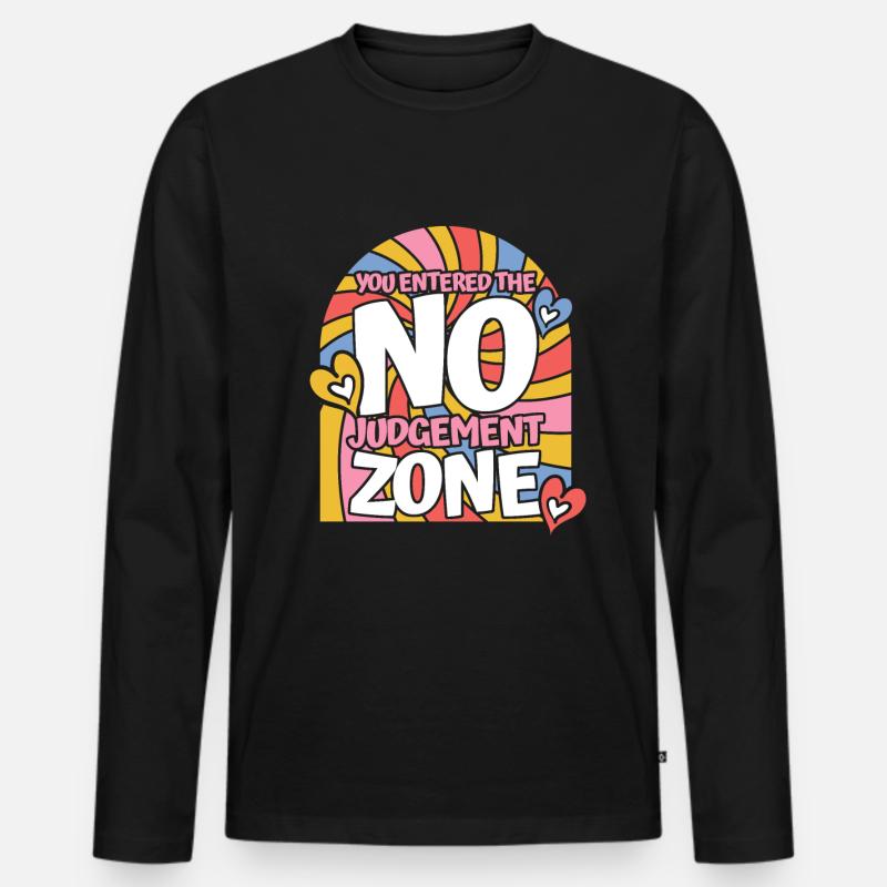 Mama Mutter - Männer Premium Bio Langarmshirt - Schwarz