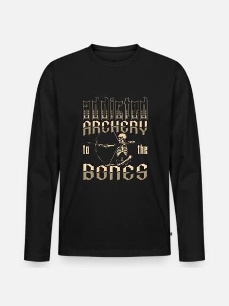 Archery Archery Archery Archer - Men's Premium Organic Long Sleeve Shirt - black