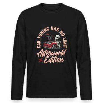 Screwdriver Tuning Tuner Skeleton - Men's Premium Organic Long Sleeve Shirt - black - Front - Nico (187cm)