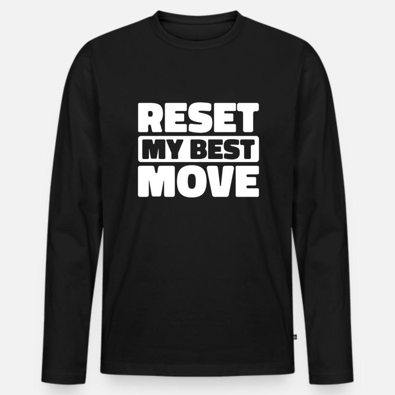 Sim Racing - Männer Premium Bio Langarmshirt - Schwarz