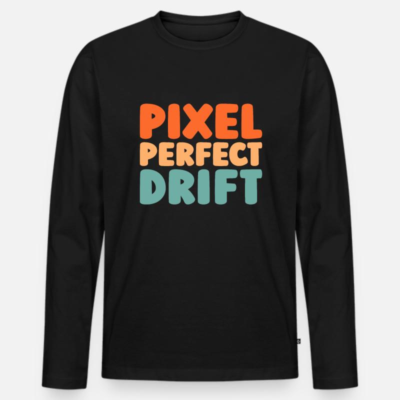 Sim Racing - Männer Premium Bio Langarmshirt - Schwarz