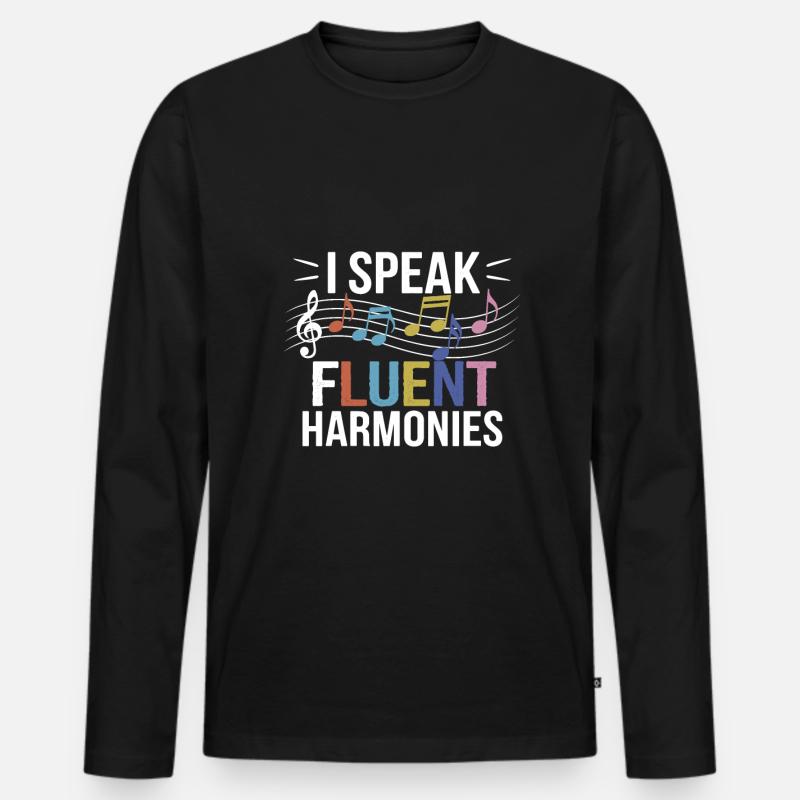 Chorlehrer - Männer Premium Bio Langarmshirt - Schwarz