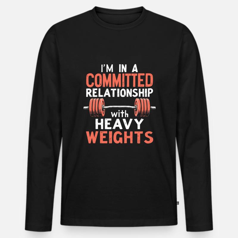 Bodybuilder Bodybuilding - Männer Premium Bio Langarmshirt - Schwarz