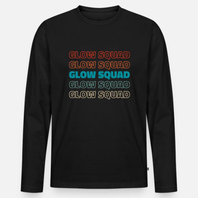 Master Builder Squad - Men's Premium Organic Long Sleeve Shirt - black