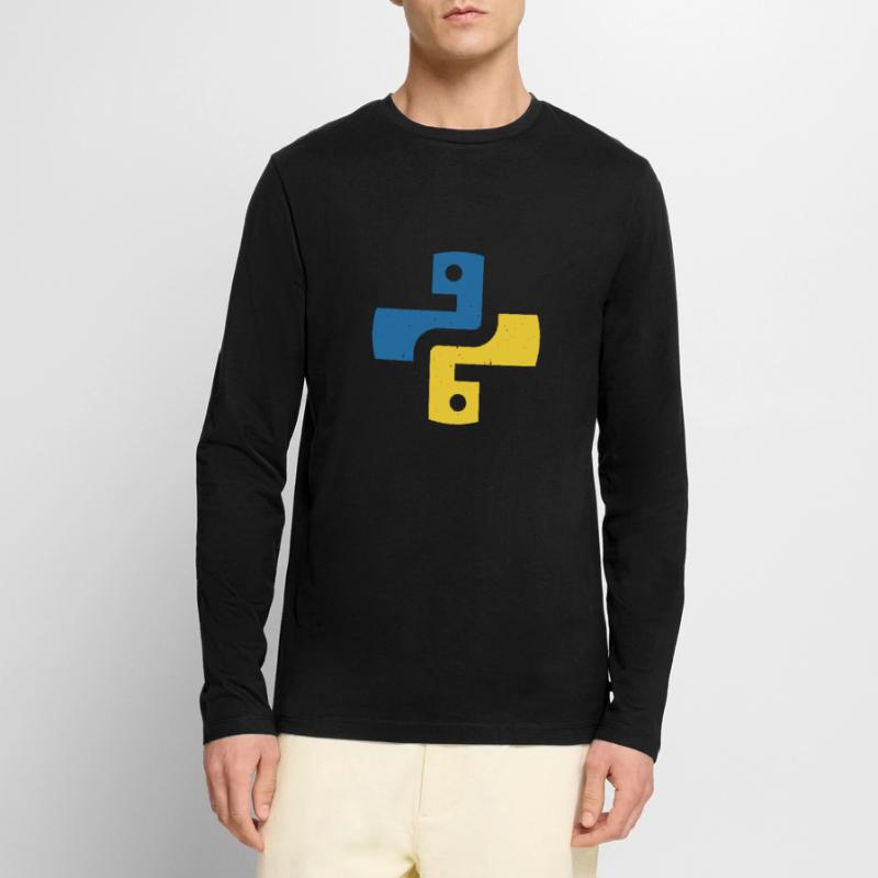 Python programming language Men's Premium Organic Long Sleeve Shirt