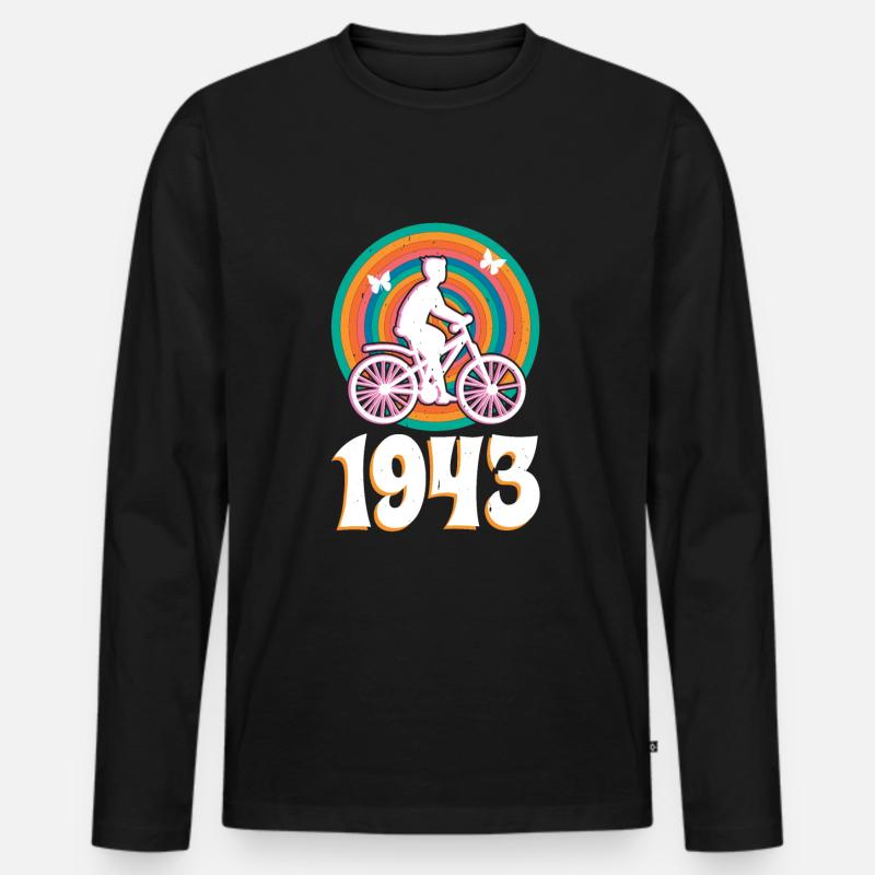 1945 Hoffmann LSD Entdeckung - Männer Premium Bio Langarmshirt - Schwarz