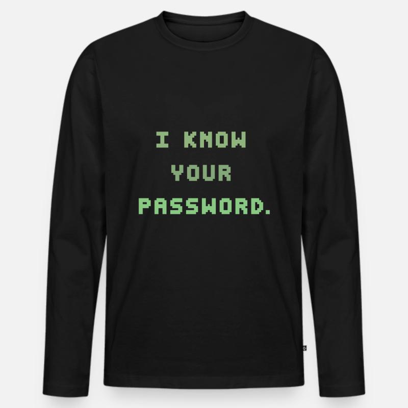 Virus Hacker Men's Premium Organic Long Sleeve Shirt